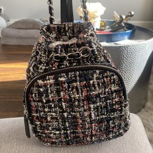 Zara mini tweed back pack